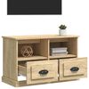 vidaXL TV-Schrank Sonoma-Eiche 80x35x50 cm Holzwerkstoff