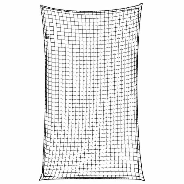 vidaXL Anh&auml;ngernetz mit Gummiseil Schwarz 2,1x1,25 m PP