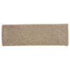vidaXL Stufenmatten 15 Stk. 65x21x4 cm Dunkelbeige Rechteckiger Rand