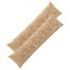 vidaXL Kissenbezug 2 stk. HEERLEN Creme 40 x 145 cm Faux Kaninchenfell