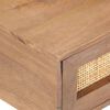 vidaXL Couchtisch 100x60x40 cm Mango Massivholz