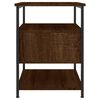 vidaXL Nachttische 2 Stk. Braun Eichen-Optik 40x42x56 cm Holzwerkstoff