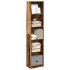 vidaXL Bücherregal Altholz-Optik 40x24x176 cm Holzwerkstoff