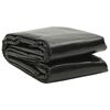 vidaXL Treibende Pool Solarfolie rechtecking 8 x 5 m Pools, schwarz