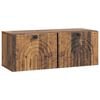 vidaXL Wandmontierter TV-Schrank Altholz 78,5 x 31 x 30 cm