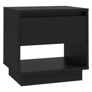 vidaXL Nachttisch Schwarz 45x34x44 cm Holzwerkstoff