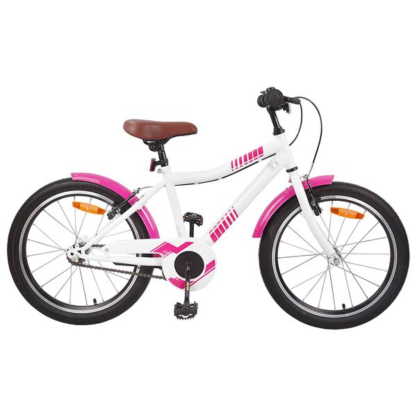 vidaXL Kinderfahrrad 18 Zoll f&uuml;r 5-7 Jahre alt Rosa