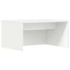 vidaXL Wandtisch Wei&szlig; Holzwerkstoff 60 x 45 x 30 cm