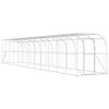 vidaXL H&uuml;hnerstall gegen die Wand Silber 600 x 150 x 215 cm