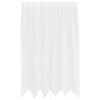 vidaXL Spitzenvorhang Wei&szlig; 140 x 150 cm Polyester