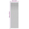 vidaXL Insekten-Türvorhang Dunkelgrau 56x185 cm Bambus