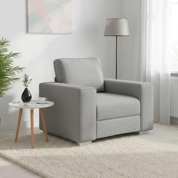 vidaXL Sofa Wolkengrau 100 x 80 x 82 cm Stoff