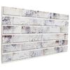 vidaXL Wandpaneele 10 Stk. 100 x 50 cm Hellgrau und Schwarz EPS-Schaum