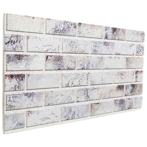 vidaXL Wandpaneele 10 stk. 100 x 50 cm Hellgrau und Schwarz EPS-Schaum