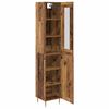 vidaXL Highboard 2 pcs Altholz Holzwerkstoff