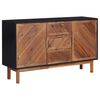 vidaXL Sideboard 115x35x70 cm Massivholz Akazie und MDF