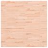 vidaXL Tischplatte 90x90x1,5 cm Quadratisch Massivholz Buche