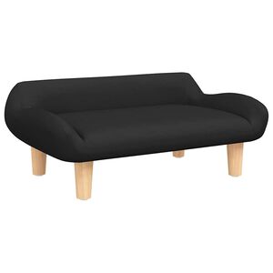 vidaXL Hundebett Schwarz 70x40x24 cm Stoff
