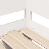 vidaXL Tagesbett Ausziehbar mit Schubladen ohne Matratze Wei&szlig; 90x200cm