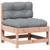 vidaXL 7-tlg. Garten-Lounge-Set mit Kissen Massivholz Douglasie
