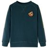 Kinder-Sweatshirt Moosgr&uuml;n 128