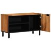 vidaXL TV-Schr&auml;nk mit Regal Braun 80 x 33 x 46 cm Massivholz Mango