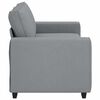 vidaXL 2-Sitzer-Sofa Hellgrau 140 cm Stoff