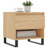 vidaXL Couchtische 2 Stk. Sonoma-Eiche 50x46x50 cm Holzwerkstoff