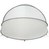 vidaXL Pool-Dome Grau und Orange 472 x 460 x 229 cm