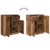 vidaXL Sideboard mit Schublade Altholz-Optik 71x35x84 cm Holzwerkstoff