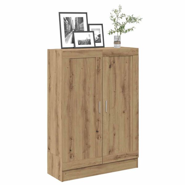 vidaXL B&uuml;cherschrank Artisan-Eiche 82,5x30,5x115 cm Holzwerkstoff