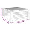 vidaXL Gartentisch 68x68x30 cm Massivholz Akazie