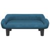 vidaXL Kindersofa Blau 70x40x24 cm Samt