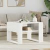 vidaXL Couchtisch mit Speicher Wei&szlig; 66 x 53 x 45 cm Holzwerkstoff