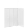 vidaXL Duschwand L-Form 70x120x137 cm 4-teilig Faltbar