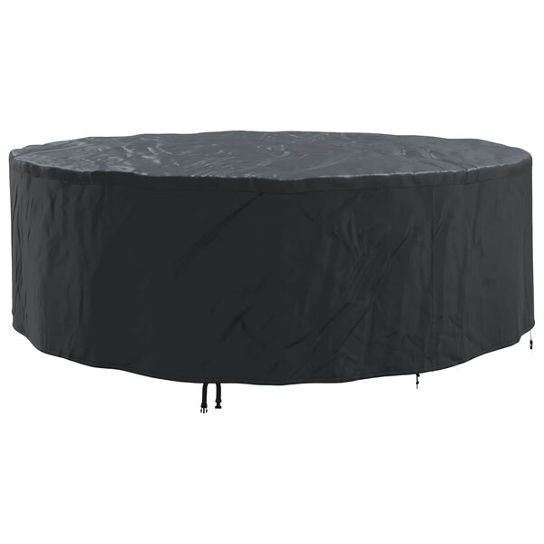 vidaXL Gartenmöbelabdeckung Schwarz 279 x 279 x 85 cm 210D-Gewebe