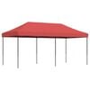 vidaXL Partyzelt Faltbar Pop-Up Burgunderrot 580x292x315 cm