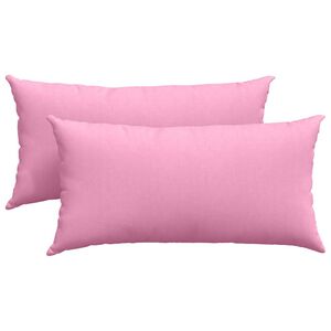 vidaXL Sofakissen 2 pcs Rosa 80 x 40 cm Stoff
