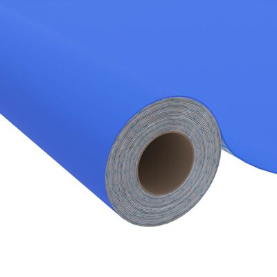 vidaXL Selbstklebende Möbelfolie Hochglanz-Blau 500x90 cm PVC