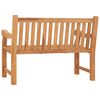 vidaXL Gartenbank Braun 120 x 69 x 92 cm Massivholz Teak