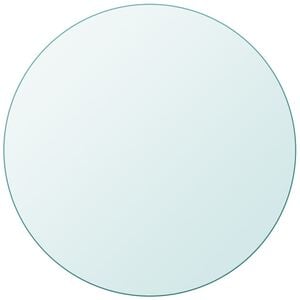 vidaXL Tischplatte aus geh&auml;rtetem Glas rund 300 mm