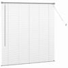 vidaXL Fensterjalousie mit Vorh&auml;ngen Silber Aluminium