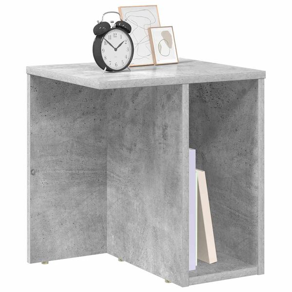 vidaXL Beistelltisch Beton Grau 37 x 32 x 40 cm Holzwerkstoff