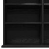 vidaXL CD-Schrank mit Regal Schwarz Eichen-Optik 101 x 23 x 177,5 cm