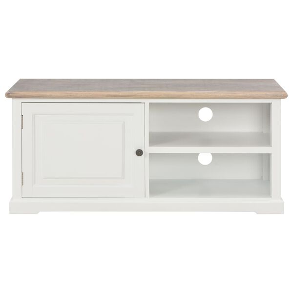 vidaXL TV-Schrank Weiß 90x30x40 cm Holz