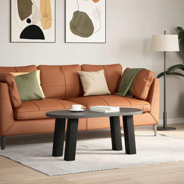 vidaXL Couchtischbeine 4 Stk. Schwarz 42 cm Stahl