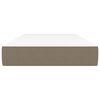 vidaXL Taschenfederkernmatratze Taupe 120x190x20 cm Stoff
