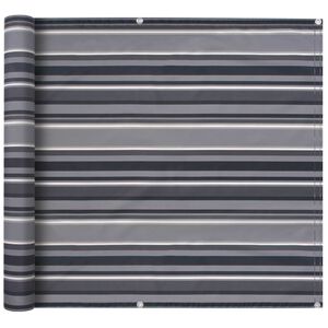 vidaXL Gartenumbrella 400 x 90 cm Oxford Rechteckig Mehrfarbig