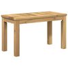 vidaXL Couchtisch Wei&szlig; 60,5 x 30 x 36 cm Massivholz Akazie