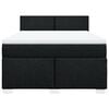 vidaXL Boxspringbett mit Matratze Schwarz 140x190 cm Stoff